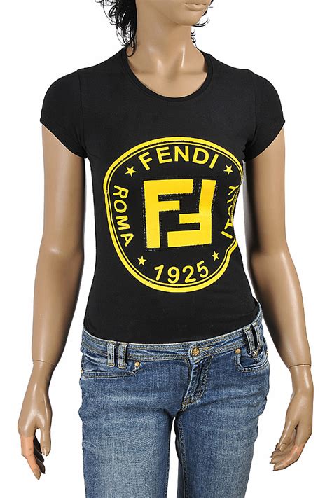 fendi t shirt ladies|fendi sweatshirt for women.